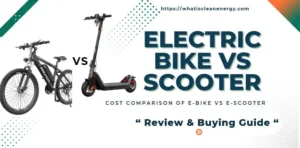 ebike vs scooter