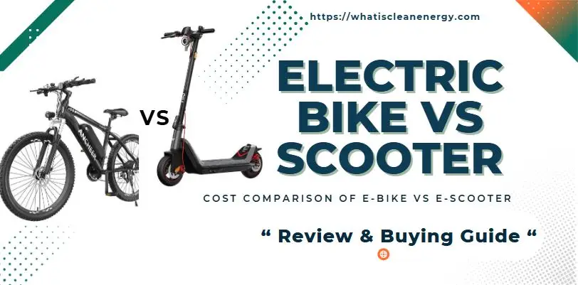 ebike vs scooter